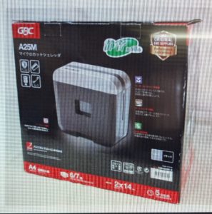 acco　GBC　マイクロカットシュレッダ　Ａ２５Ｍ